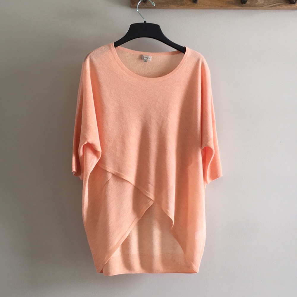 ✨NWOT Cremieux Peach Sweater✨